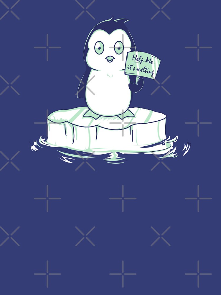 Thumbnail 7 of 7, Essential T-Shirt, Help me it's melting designed and sold by Donnie Art.