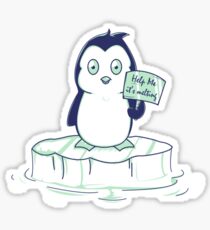 Help me it's melting Sticker