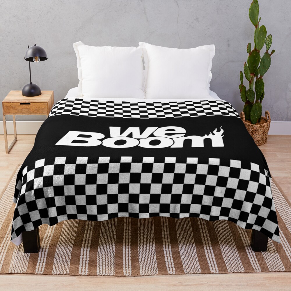 Top quality NCT DREAM checked pattern. Throw Blanket Bl-6278UNAP