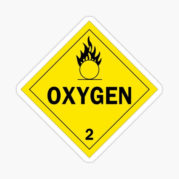 Item preview, Oxygen Hazard Diamond designed and sold by TheEvilCompany.