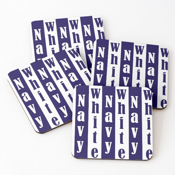 Item preview, EXCLUSIVE TO OZCUSHIONS - WORDZY COLOURS- NAVY AND WHITE  designed and sold by ozcushions.