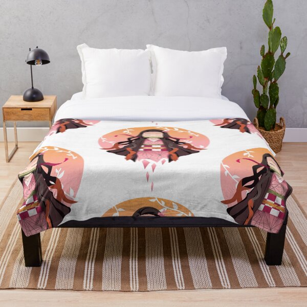 Nezuko Throw Blanket