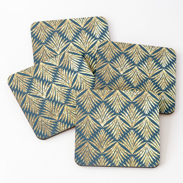 Item preview, Gold Palm Art Deco Style Gatsby designed and sold by Bebichic.