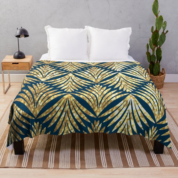 Item preview, Gold Palm Art Deco Style Gatsby designed and sold by Bebichic.