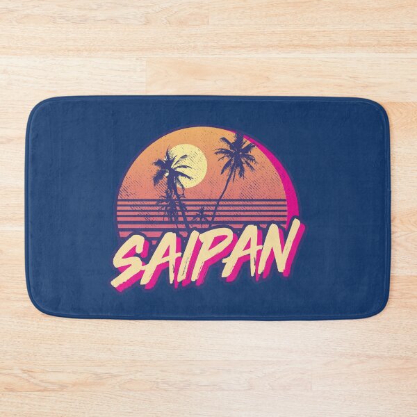 Item preview, Retro Saipan Sunset Beach Graphic designed and sold by Si Li.