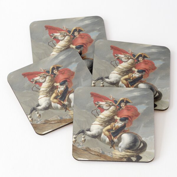 Item preview, Bonaparte Crossing the Grand Saint-Bernard Pass by Jacques Louis David designed and sold by Vintage Wall Art.