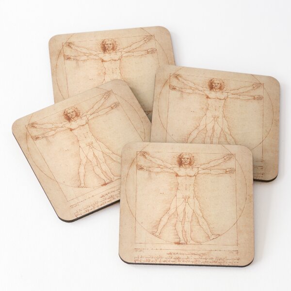 Item preview, Vitruvian Man -  Leonardo da Vinci The proportions of the human body designed and sold by Bebichic.