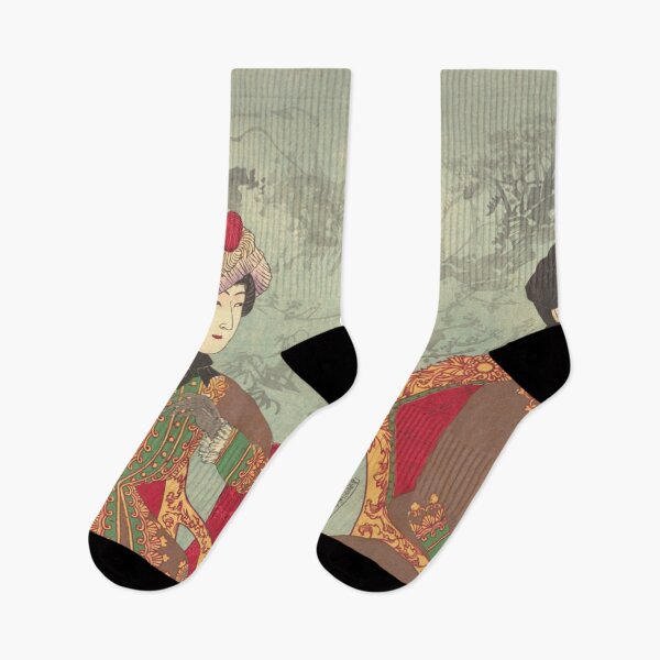 Item preview, Chikanobu - Mirror of Japanese Nobility - ukiyo-e art - Part I designed and sold by Bebichic.