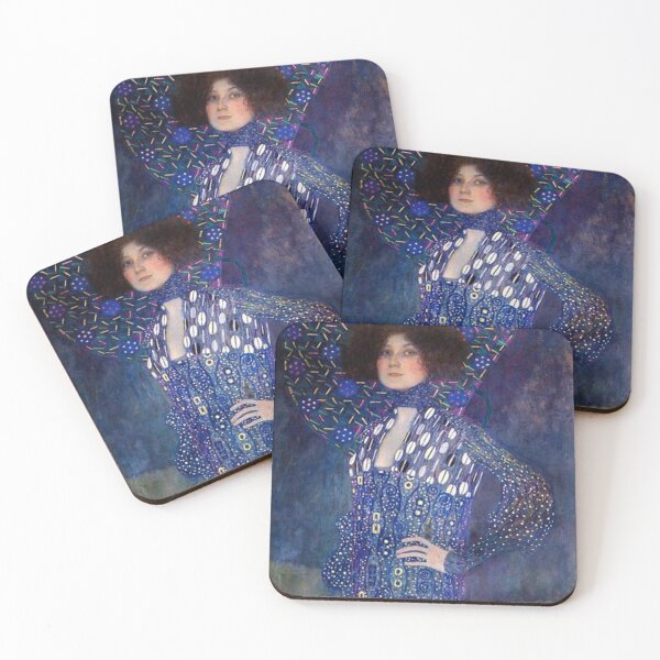 Item preview, Portrait of Emilie Louise Floge by Gustav Klimt designed and sold by Bebichic.