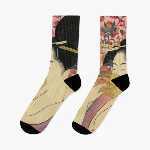 Item preview, Kushi, Kitagawa Utamaro - Comb - Geisha Japanese ukiyo-e art designed and sold by Bebichic.