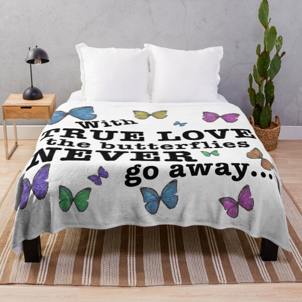 Item preview, With True Love The Butterflies Never Go Away designed and sold by jitkaegressy.