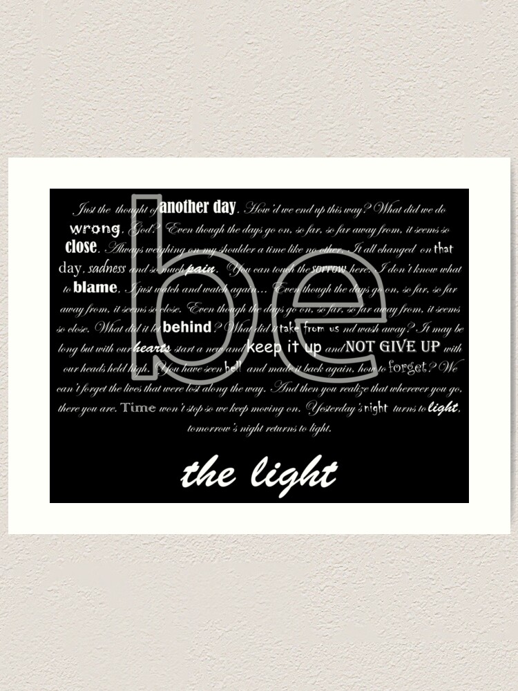 Be The Light One Ok Rock Art Print By Chino Redbubble Be The Light One Ok Rock Art Print By Chino Redbubble
