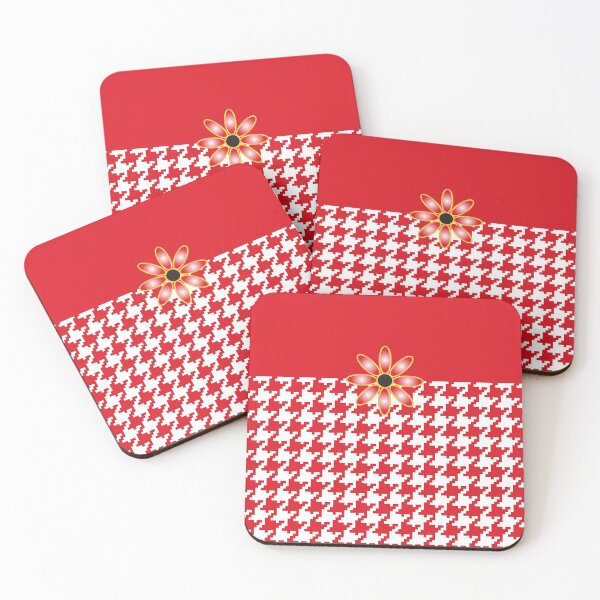 Item preview, Red Hot Houndstooth designed and sold by srwdesign.