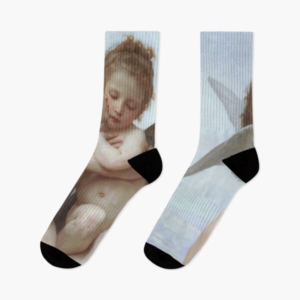 Item preview, William-Adolphe Bouguereau: First kiss Psychee Angels - French designed and sold by Bebichic.
