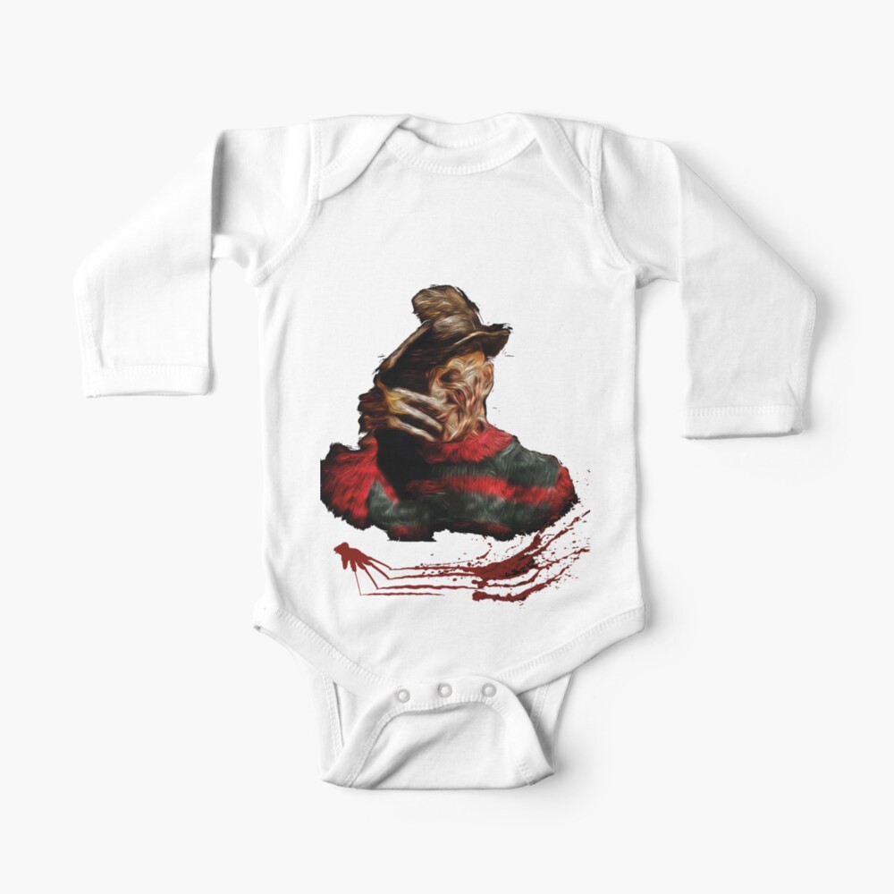 freddy krueger baby onesie