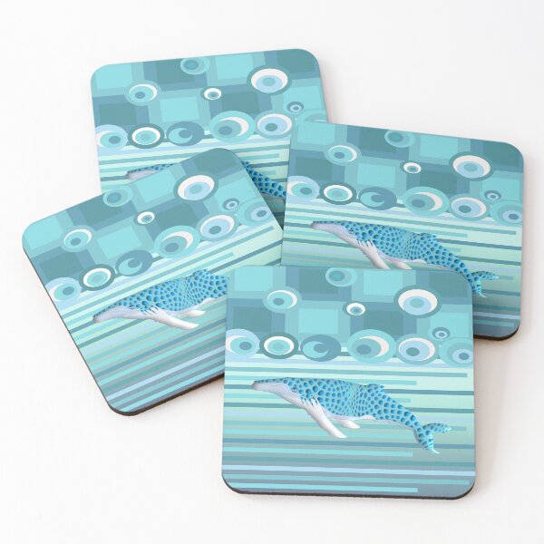Item preview, WHALE STRIPEY SHAPES 303 designed and sold by sana90.