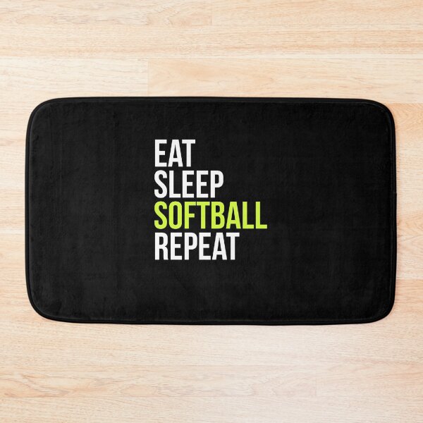 Item preview, Eat Sleep Softball Repeat Gift For Softball Player designed and sold by BiagioDeFranco.