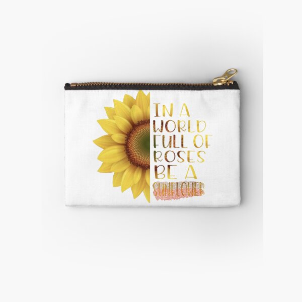 Item preview, World of Roses, Be a Sunflower Quote designed and sold by motivateme.