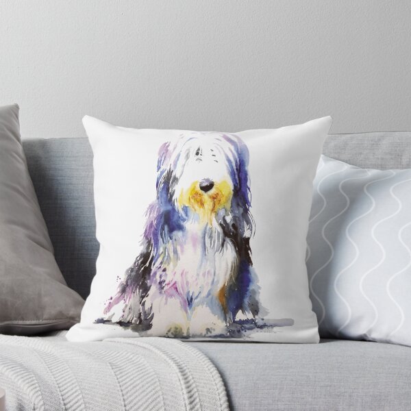 Item preview, Bearded Collie Watercolour designed and sold by Emma Parrish.