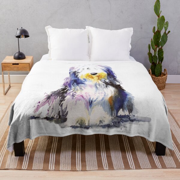 Item preview, Bearded Collie Watercolour designed and sold by Emma Parrish.