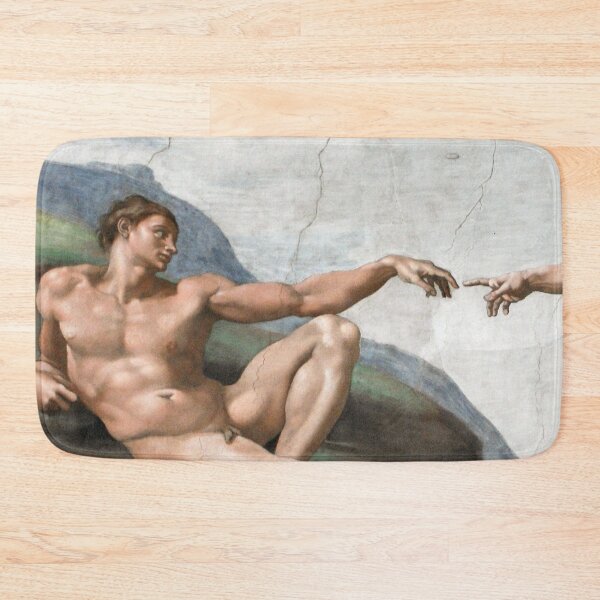 Item preview, The creation of Adam - Michelangelo painting Part 1 designed and sold by Bebichic.