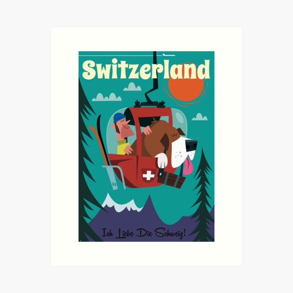 Item preview, Switzerland Poster designed and sold by GAGodel.