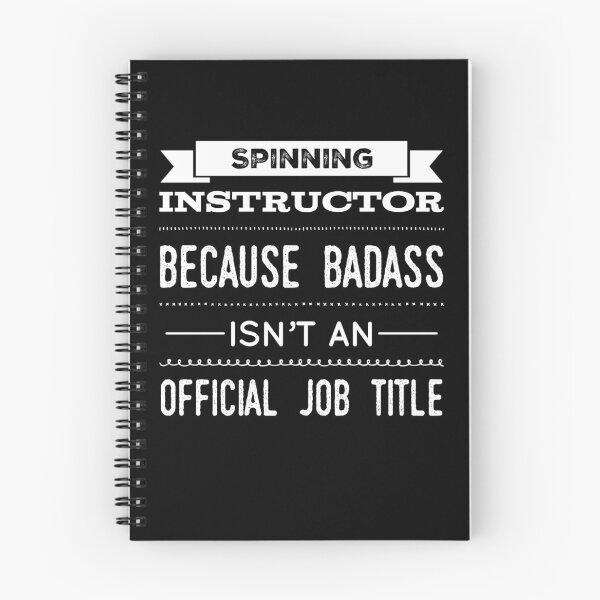 Item preview, Funny Spinning Instructor Gift Badass Isn’t A Job Title designed and sold by BiagioDeFranco.