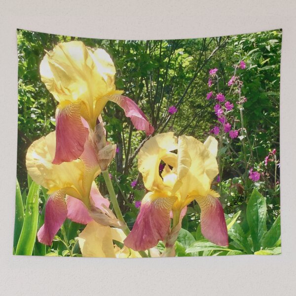 Item preview, Irises:  Summer Sunshine  designed and sold by Angela Haig-Harrison.