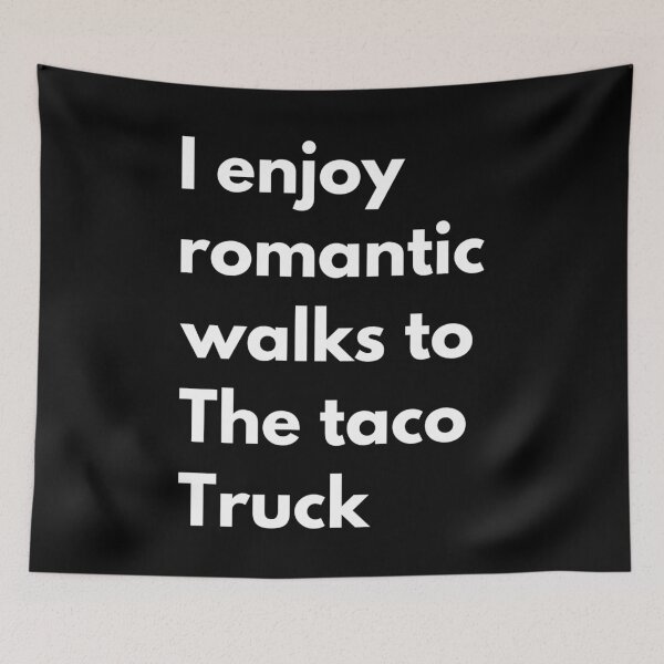 Item preview, Funny Foodie Taco Truck Lover Romantic Taco Truck Walks designed and sold by BiagioDeFranco.