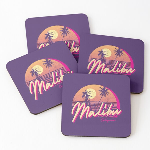 Item preview, Retro Malibu California Sunset Beach Graphic designed and sold by Si Li.