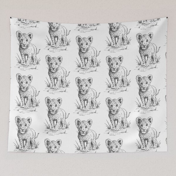 Item preview, "Baby Lion" designed and sold by TheCollywobbles.