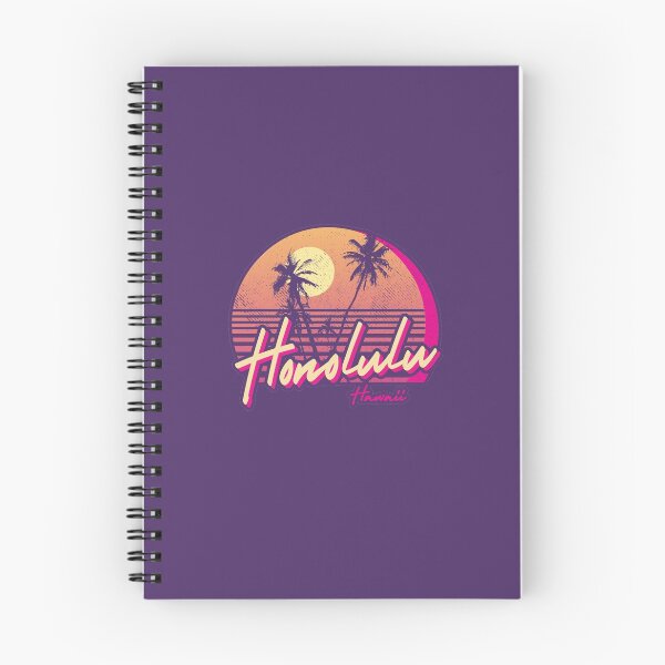 Item preview, Retro Honolulu Hawaii Sunset Beach Graphic designed and sold by Si Li.