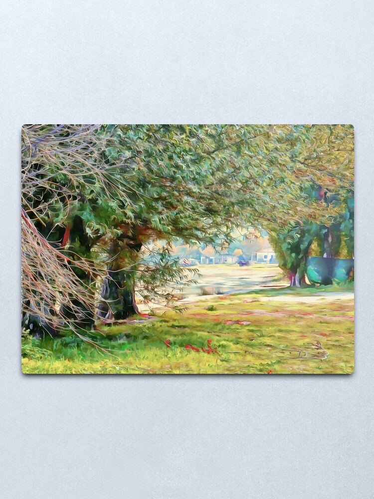 Alternate view of The Haze of Autumn Metal Print