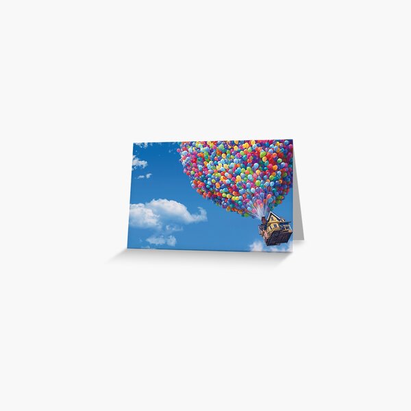 The House from Up Greeting Card