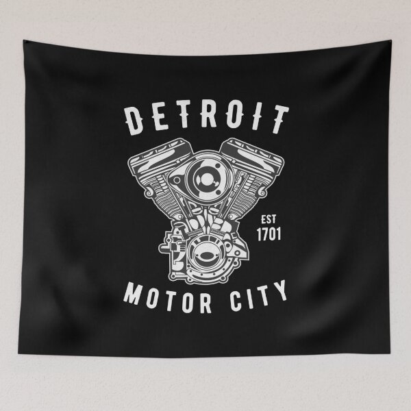 Item preview, Big Block Detroit Motor City Michigan Car Enthusiast Novelty designed and sold by ripsydesigns.