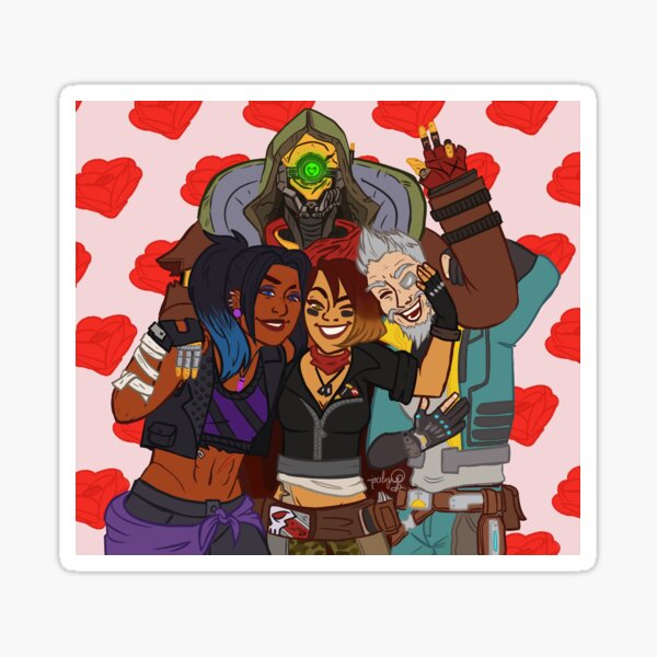 Borderlands 3 Vault Hunters Sticker