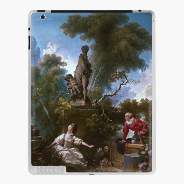 The Progress of Love - The Meeting by Jean-Honoré Fragonard iPad Skin
