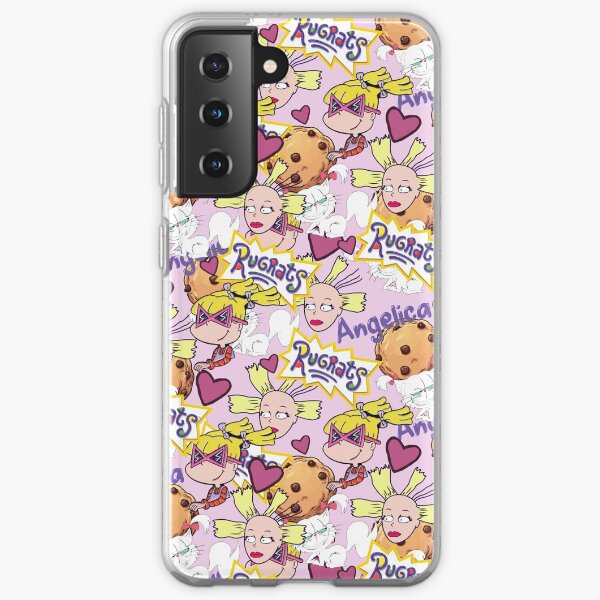 Rugrats Angelica Cynthia Doll Fluffy Cat 90's Kid Pattern Samsung Galaxy Soft Case