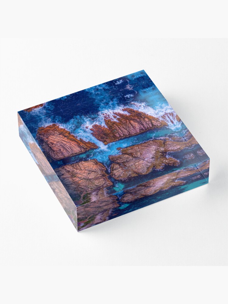 Alternate view of Canal Rocks, Western Australia Acrylic Block