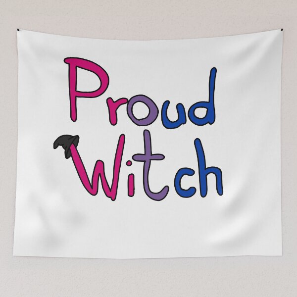 Item preview, Proud Witch - Bisexual designed and sold by CycloneCrafts.
