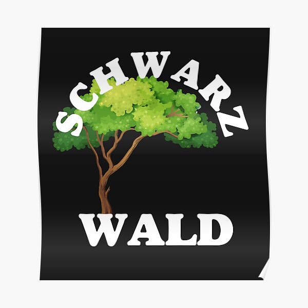 Schwarzwald - Baum Poster