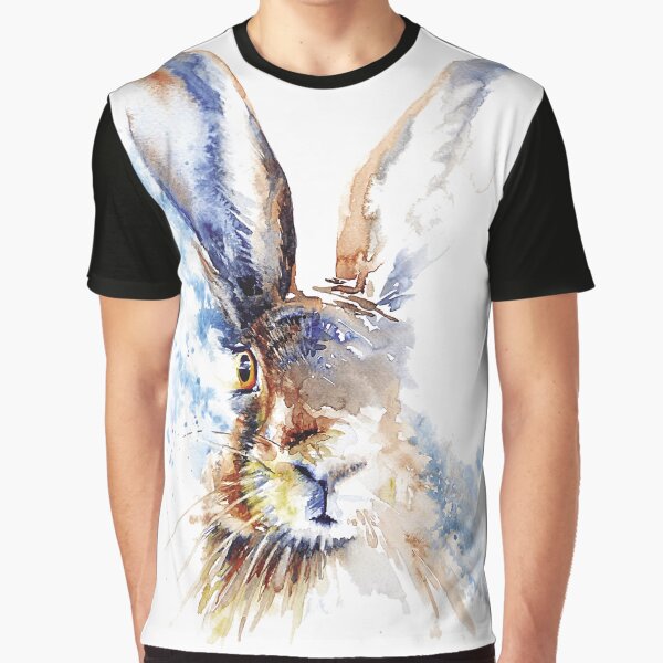 Barley Hare - Watercolour Graphic T-Shirt