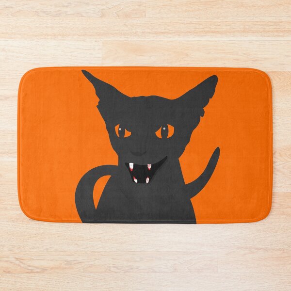 Item preview, Mean and Bloody Halloween Black Cat designed and sold by HectorCantres.