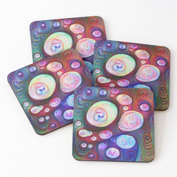 Item preview, #DeepDream bubbles on frozen lake 5x5K v1450615886 designed and sold by blackhalt.