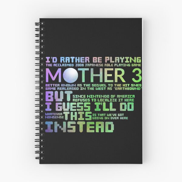Item preview, I'd Rather Be Playing Mother 3 designed and sold by halberdier.