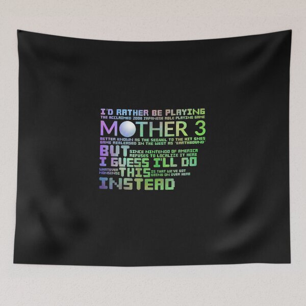 Item preview, I'd Rather Be Playing Mother 3 designed and sold by halberdier.