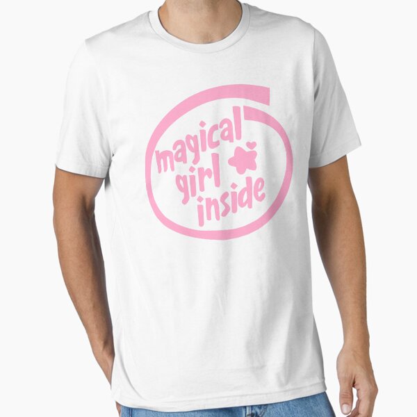 Vista previa del artículo con la obra «Chica mágica dentro», diseñado y vendido por tuliptreetees.