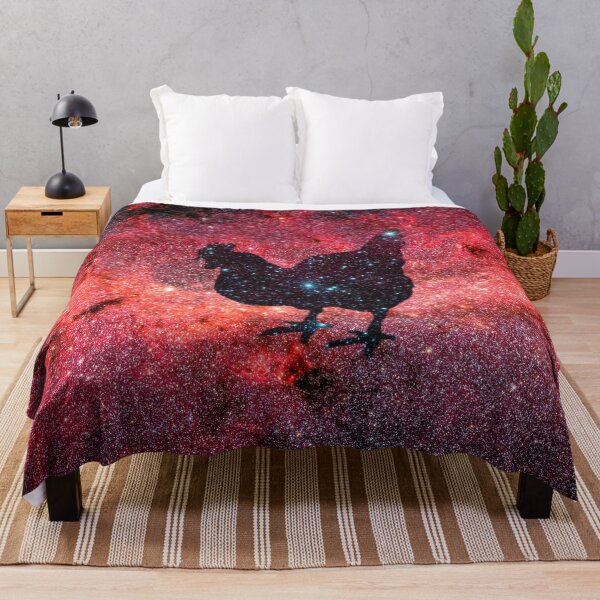 Item preview, Cosmic Majesty - Rooster in a Star Field designed and sold by weavernap.