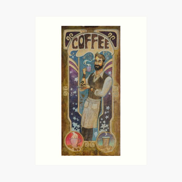 Coffee Art Print