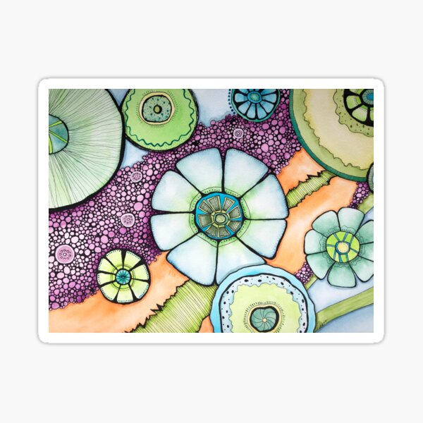 Circles27 Sticker
